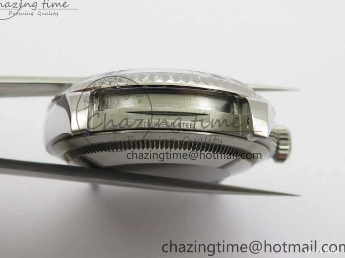 0125 Stylish DateJust 36 SS 126200 BP Maker 1:1 Best Edition Fluted Bezel Blue Dial on Oyster Bracelet 2538